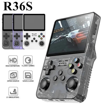 R36S 128GB Retro Handheld Video Game Console