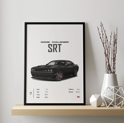 Classic Luxury Sports Car Supercar Guide Collection Poster and Prints Canvas Painting Wall Art Pictures Room Home Decor Gift