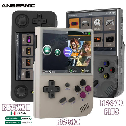 ANBERNIC RG35XX/RG35XX PLUS/RG35XX H Handheld Game Player  3.5″ IPS 640*480 Screen Portable Video Game Player Christmas Gifts