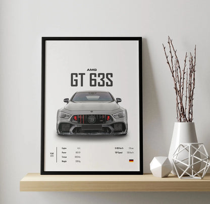 Classic Luxury Sports Car Supercar Guide Collection Poster and Prints Canvas Painting Wall Art Pictures Room Home Decor Gift