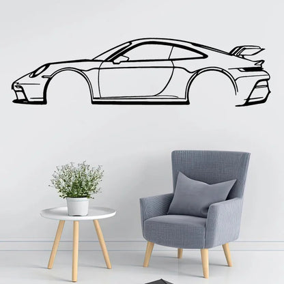 Car Silhouette Sports Cars Wall Sticker Vinyl Art Home Decor Living Room Bedroom Garage Repair Shop Decals Wallpaper Mural G152