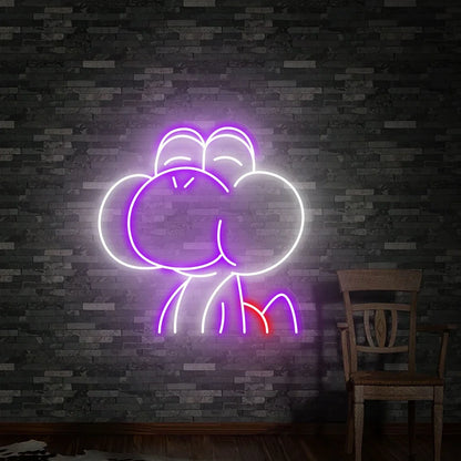 Anime Neon Sign Wall Art Decor Custom Super Cartoon Neon Sign Glow In The Dark Wall Art Kids Room Decor LED Decoration